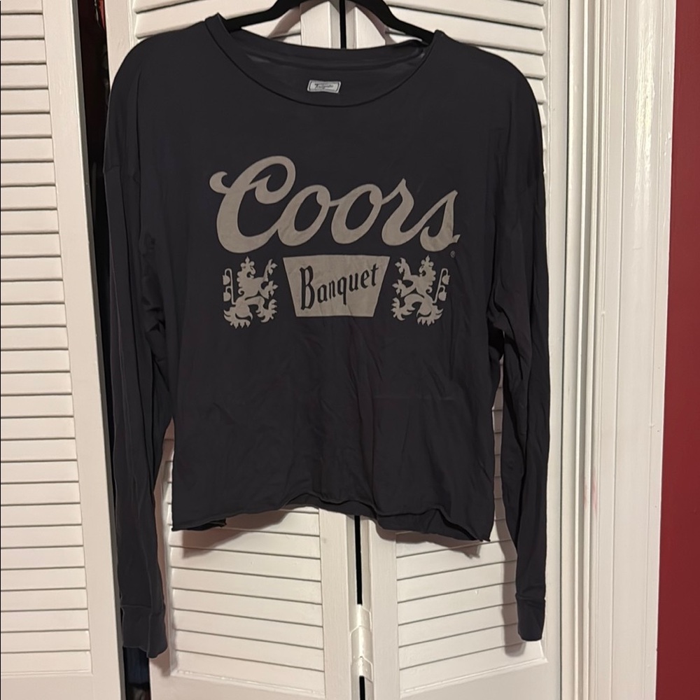Cropped Coors Banquet Top